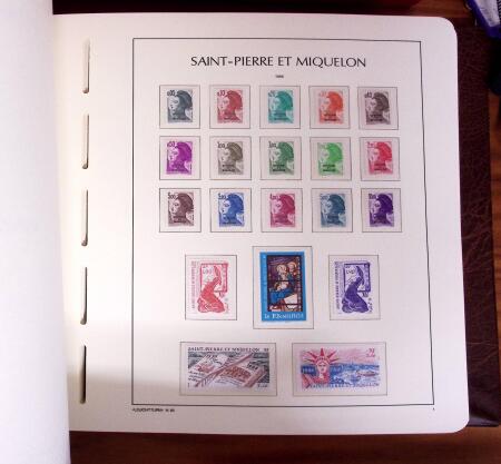 1958-2016, Collection en un album Leuchtturm, apparemment