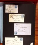 1813-1890, Sélection de lettres sur pages dont collection