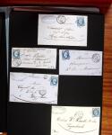 1813-1890, Sélection de lettres sur pages dont collection