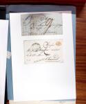 1813-1890, Sélection de lettres sur pages dont collection