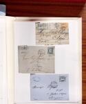 1813-1890, Sélection de lettres sur pages dont collection
