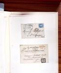 1813-1890, Sélection de lettres sur pages dont collection