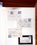 1813-1890, Sélection de lettres sur pages dont collection
