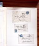 1813-1890, Sélection de lettres sur pages dont collection