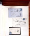 1813-1890, Sélection de lettres sur pages dont collection