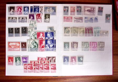 1920-1959, Collection en 1 classeur, en neuf ** et