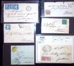 1820-1868, Ca 42 covers from Italian States, mostly