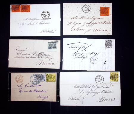 1820-1868, Ca 42 covers from Italian States, mostly