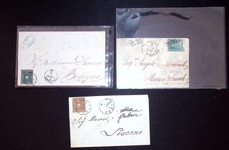 1820-1868, Ca 42 covers from Italian States, mostly