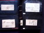 1796-1850, Documents préphilatéliques en deux classeurs