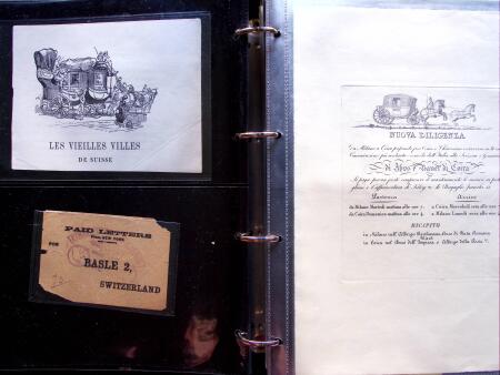 1796-1850, Documents préphilatéliques en deux classeurs