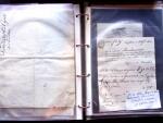 1796-1850, Documents préphilatéliques en deux classeurs