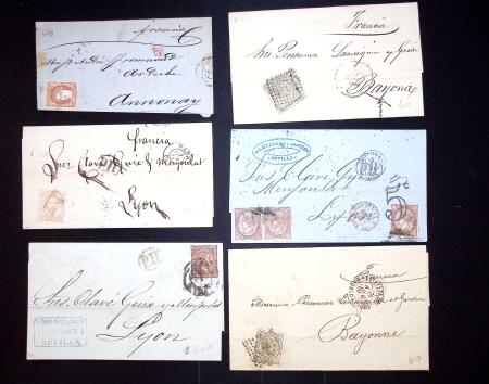 1850-1895, Useful cover group incl. US Local Post "BLOODS
