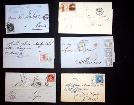 1850-1895, Useful cover group incl. US Local Post "BLOODS