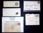 1850-1895, Useful cover group incl. US Local Post "BLOODS