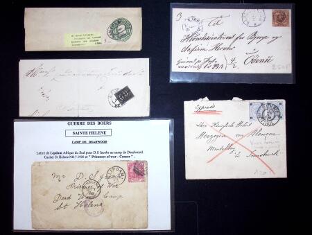 1850-1895, Useful cover group incl. US Local Post "BLOODS