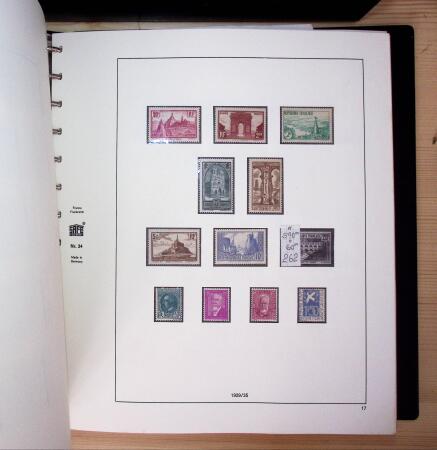 1900-1994, Collection de timbres de France neuf en 4