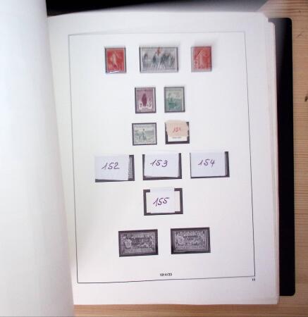 1900-1994, Collection de timbres de France neuf en 4