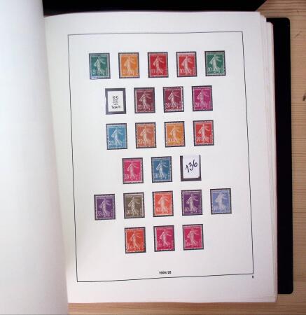 1900-1994, Collection de timbres de France neuf en 4