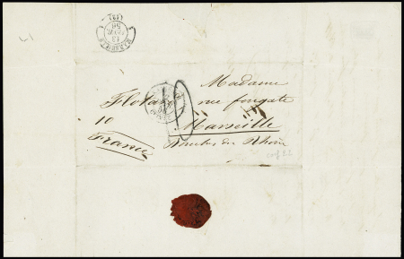 ARMEE D'ORIENT 1854-1856, Groupe de 10 documents dont