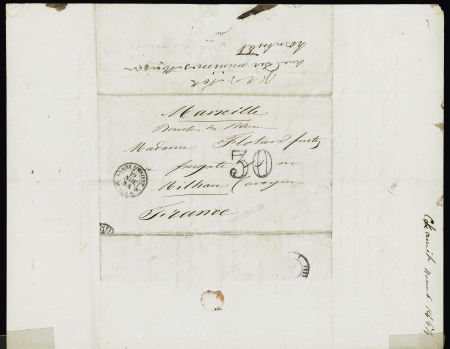 ARMEE D'ORIENT 1854-1856, Groupe de 10 documents dont