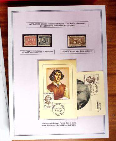 COPERNIC, Collection d'exposition en un gros dossier