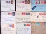 1925-1940, Près de 400 lettres, la plupart avec affranchissements