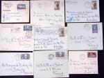 1925-1940, Près de 400 lettres, la plupart avec affranchissements