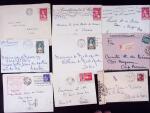 1925-1940, Près de 400 lettres, la plupart avec affranchissements