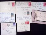 1925-1940, Près de 400 lettres, la plupart avec affranchissements