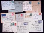 1925-1940, Près de 400 lettres, la plupart avec affranchissements