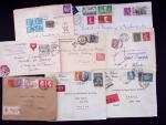 1925-1940, Près de 400 lettres, la plupart avec affranchissements