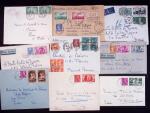 1925-1940, Près de 400 lettres, la plupart avec affranchissements