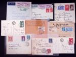 1925-1940, Près de 400 lettres, la plupart avec affranchissements