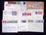 1925-1940, Près de 400 lettres, la plupart avec affranchissements