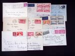 1925-1940, Près de 400 lettres, la plupart avec affranchissements