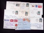 1925-1940, Près de 400 lettres, la plupart avec affranchissements