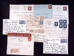 1925-1940, Près de 400 lettres, la plupart avec affranchissements