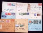 1925-1940, Près de 400 lettres, la plupart avec affranchissements