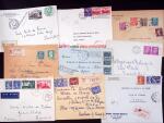 1925-1940, Près de 400 lettres, la plupart avec affranchissements
