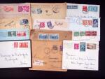 1925-1940, Près de 400 lettres, la plupart avec affranchissements