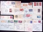 1925-1940, Près de 400 lettres, la plupart avec affranchissements