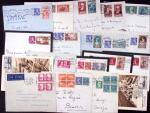 1925-1940, Près de 400 lettres, la plupart avec affranchissements
