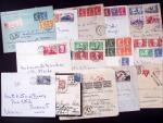 1925-1940, Près de 400 lettres, la plupart avec affranchissements