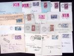 1925-1940, Près de 400 lettres, la plupart avec affranchissements