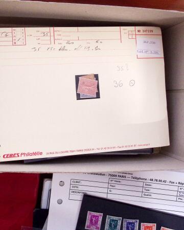 1862-1994, Vrac de timbres de France, dont les n°153