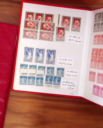 1862-1994, Vrac de timbres de France, dont les n°153