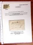 1793-1828, Collection de 8 lettres montées sur pages,