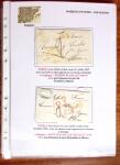 1750-1859, Marque d'entrée, collection de 18 lettres