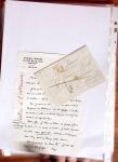 1750-1859, Marque d'entrée, collection de 18 lettres